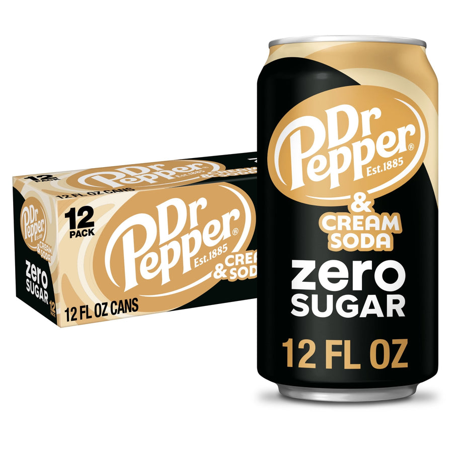 Dr Pepper & Cream Soda Zero Sugar C3