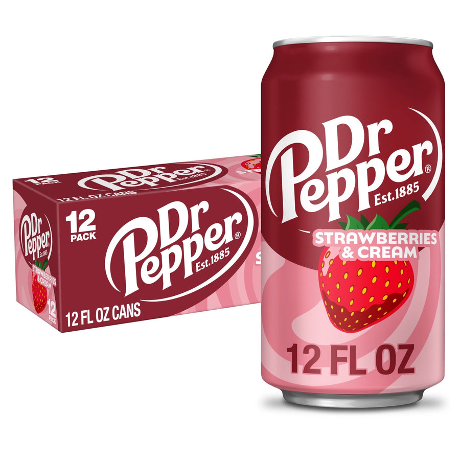 Dr Pepper Strawberries & Cream Soda C6